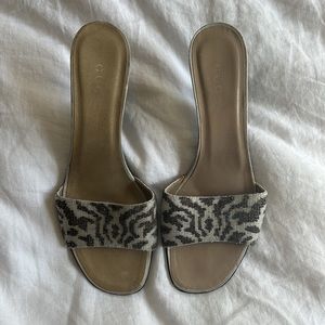 Gucci Beaded Heels